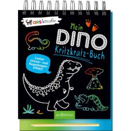 arsEdition, 133566, Dino-Kritzkratz-Buch. Ab 5 Jahre