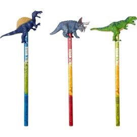 Topper-Bleistift T-Rex World, sortiert (1 Stück)