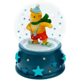 Mini-Schneekugel (Wintersport) - Wichtelzauber, sortiert (1 Stück)
