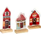 Deko-Haus, klein Hell erleuchtet jedes Haus , sortiert (1 Stück)