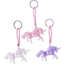 Schlüsselanhänger Diamant-Einhorn Einhorn-Paradies, sortiert (1 Stück)
