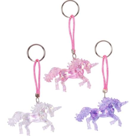 Schlüsselanhänger Diamant-Einhorn Einhorn-Paradies, sortiert (1 Stück)
