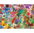 Schmidt Spiele 57383 Happy Gardening, Puzzle 1.000 Teile