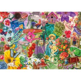 Schmidt Spiele 57383 Happy Gardening, Puzzle 1.000 Teile