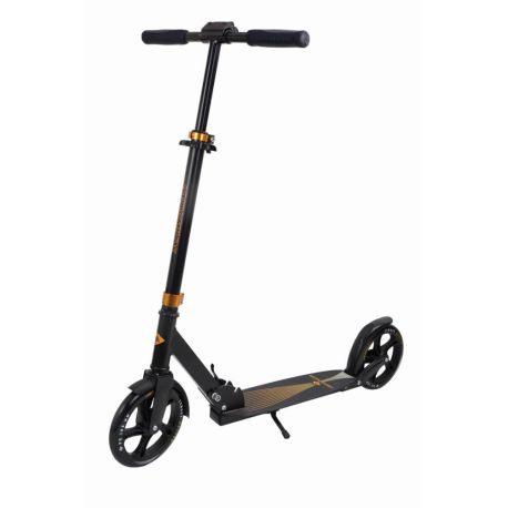 Street Surfing - City Scooter Street Master 2.0. Matt Black - Gold 200mm