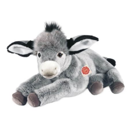 Teddy Hermann Esel liegend, 50 cm