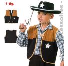 FRIES - Weste Sheriff, 1-tlg., Gr. 140