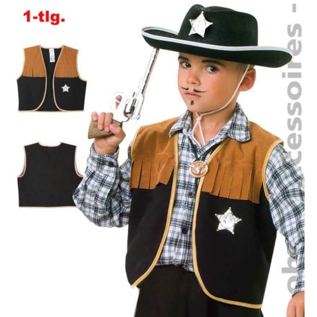 FRIES - Weste Sheriff, 1-tlg., Gr. 140