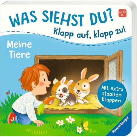 Was siehst du? Klapp auf, klapp zu! Meine Tiere