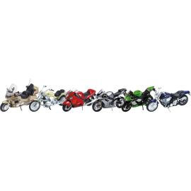 12263Motorräder, Spritzguss, 1:18, L  11-13 cm sortiert (1 Stück)