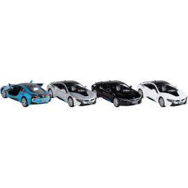 12304BMW i8, Spritzguss, 1:36, L  12,5 cm sortiert (1 Stück)