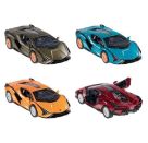 12312Lamborghini Sián, Spritzguss, 1:40, L  12,5 cm sortiert (1 Stück)