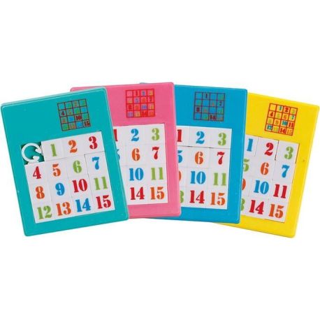 Kunststoffschiebepuzzle Nummern sortiert (1 Stück)