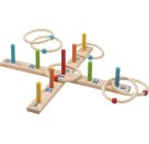 Ringwurfspiel mit 6 Sisalringen