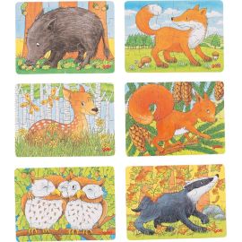 Minipuzzle Waldtiere sortiert (1 Stück)