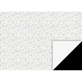 Karton 50x70cm 300g Zweige gold