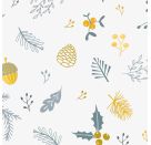 Karton 50x70cm 300g Zweige gold