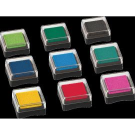 Stempelkissen Textil 9 St. sort