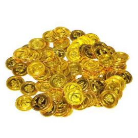 Piraten-Goldmünzen 100er Btl.