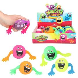 TOITOYS Anti-Stress-Ball  Monster , 5-fach sortiert