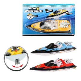 TOITOYS BOATS Power-Boot 34cm mit Motor, 3-fach sortiert