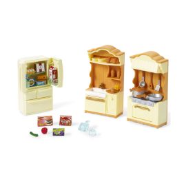 Sylvanian Families 5341 Landhaus Küche mit Kühlschrank