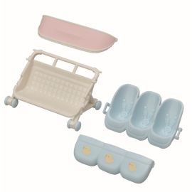 Sylvanian Families 5533 Drillings-Kinderwagen