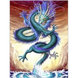 Diamond Painting Drache (Design 25x35cm)