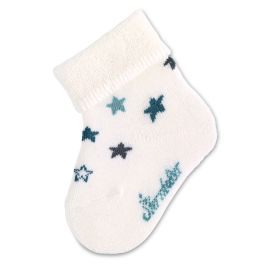 Sterntaler Baby Socken DP Elia, anthrazit meliert, Gr. 17 18