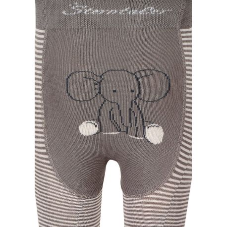 Sterntaler Krabbelstrumpfhose Eddy, grau, Gr. 86