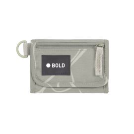 School Wallet Bold Curve sage
