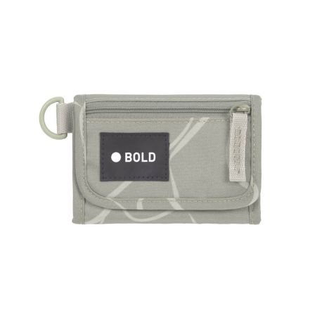 School Wallet Bold Curve sage