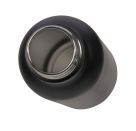 School Bottle Stainless Steel Bold black