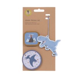 Anhänger & Patches Set Dinosaur