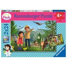 Ravensburger 5672 Puzzle Heidi s Abenteuer 2 X 24 Teile