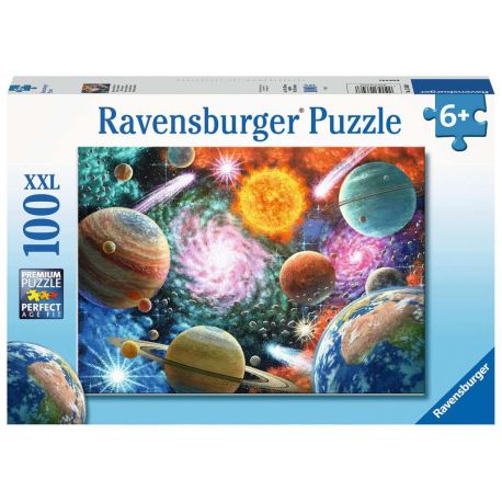 Ravensburger 13346 Puzzle Sterne und Planeten 100 Teile XXL