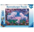 Ravensburger 13347 Puzzle Bezaubernde Einhörner 100 Teile XXL