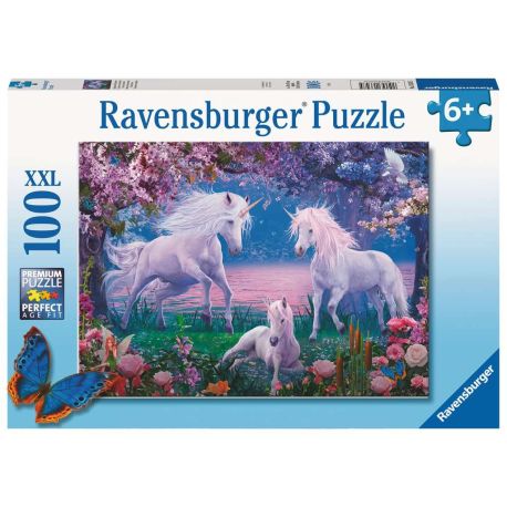 Ravensburger 13347 Puzzle Bezaubernde Einhörner 100 Teile XXL