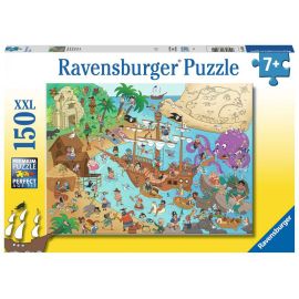 Ravensburger 13349 Puzzle Die Piratenbucht 150 Teile XXL