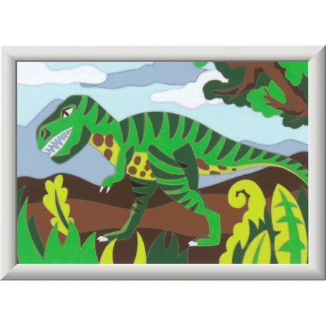 Ravensburger CreArt 20293 - Hungriger Dinosaurier - Malen nach Zahlen Dino für Kinder ab 9 Jahre