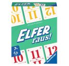 Ravensburger Elfer raus! Der Klassiker, Kartenspiel 2 - 6 Spieler, Spiel ab 7 Jahren für Kinder und Erwachsene