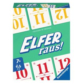 Ravensburger Elfer raus! Der Klassiker, Kartenspiel 2 - 6 Spieler, Spiel ab 7 Jahren für Kinder und Erwachsene