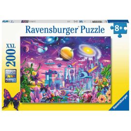 Ravensburger 13291 Puzzle Kosmische Stadt 200 Teile XXL