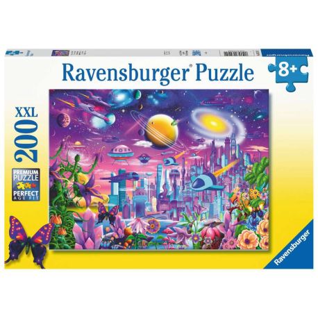 Ravensburger 13291 Puzzle Kosmische Stadt 200 Teile XXL