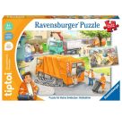 Ravensburger 172 tiptoi® Puzzle für kleine Entdecker: Müllabfuhr