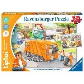 Ravensburger 172 tiptoi® Puzzle für kleine Entdecker: Müllabfuhr