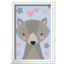Ravensburger Malen nach Zahlen 20289 - Kleiner Wolf – Kinder ab 7 Jahren