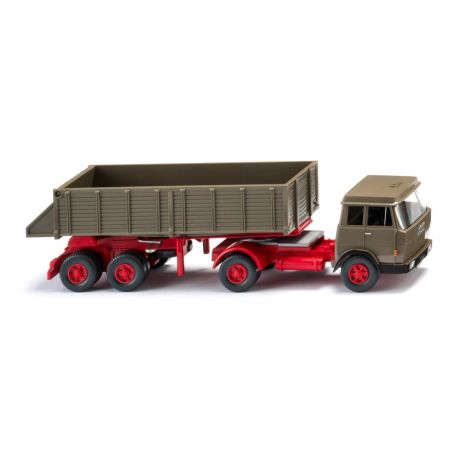 WIKING - Hinterkippersattelzug (Hanomag Henschel) - beigegrau