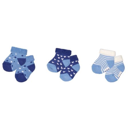 Babysöckchen, hellblau - BabyGlück (3 Paar), one size