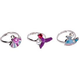 Ring mit Meeresmotiv - Nella Nixe, sort.